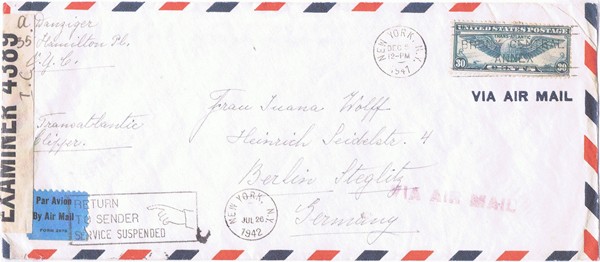 Suspended Mail
