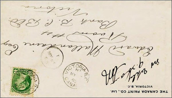 Circle date stamp of May 10, 1893 with NT (no dot). (G. Scrimgeour)
